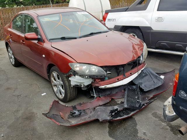 JM1BK32G791217907 - 2009 MAZDA 3 I RED photo 1