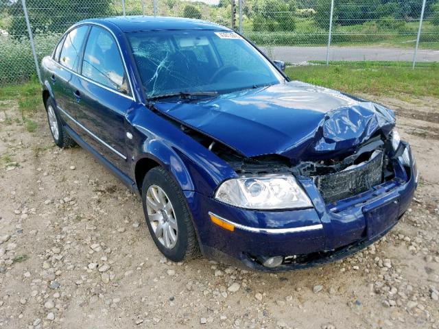 WVWPD63B13E011213 - 2003 VOLKSWAGEN PASSAT GLS BLUE photo 1