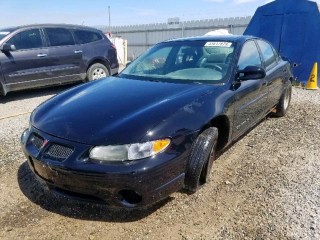 1G2WK52J02F232626 - 2002 PONTIAC GRAND PRIX BLACK photo 2