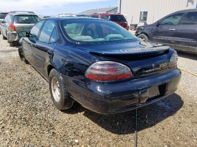 1G2WK52J02F232626 - 2002 PONTIAC GRAND PRIX BLACK photo 3