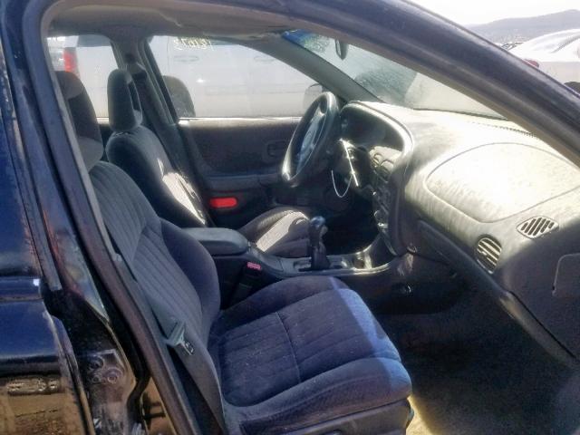 1G2WK52J02F232626 - 2002 PONTIAC GRAND PRIX BLACK photo 5