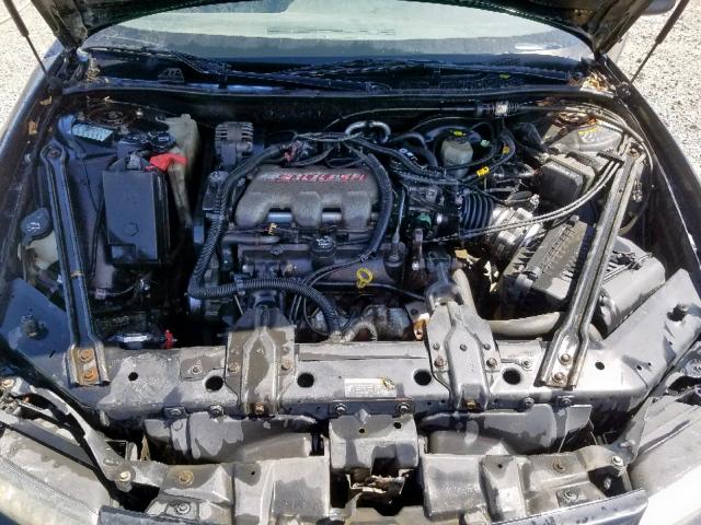 1G2WK52J02F232626 - 2002 PONTIAC GRAND PRIX BLACK photo 7