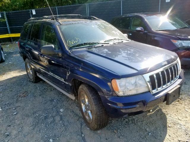 1J8GW68J74C297908 - 2004 JEEP GRAND CHER BLUE photo 1