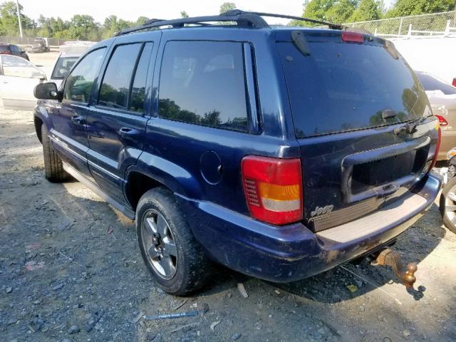 1J8GW68J74C297908 - 2004 JEEP GRAND CHER BLUE photo 3