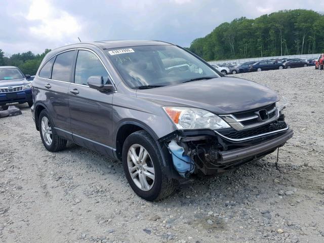 5J6RE4H70AL044172 - 2010 HONDA CR-V EXL GRAY photo 1