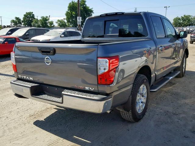 1N6AA1EK0JN548650 - 2018 NISSAN TITAN S GRAY photo 4