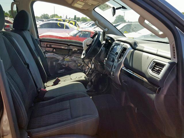 1N6AA1EK0JN548650 - 2018 NISSAN TITAN S GRAY photo 5