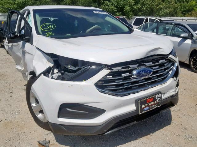 2FMPK3G93KBB49014 - 2019 FORD EDGE SE WHITE photo 9