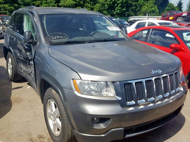 1C4RJEAGXCC277593 - 2012 JEEP GRAND CHER GRAY photo 1