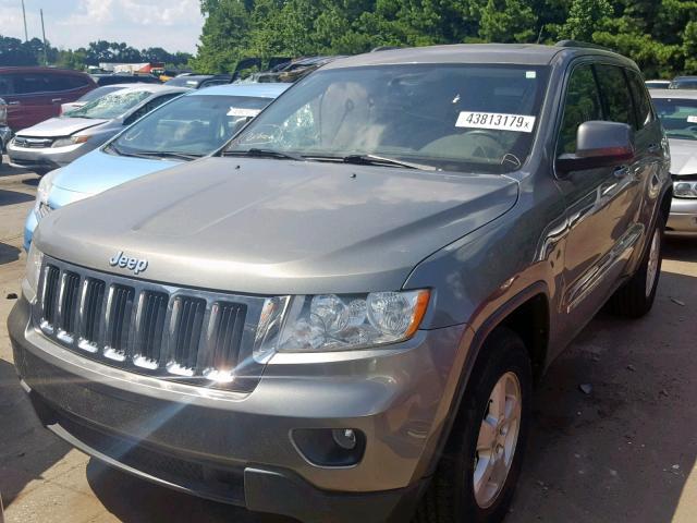 1C4RJEAGXCC277593 - 2012 JEEP GRAND CHER GRAY photo 2