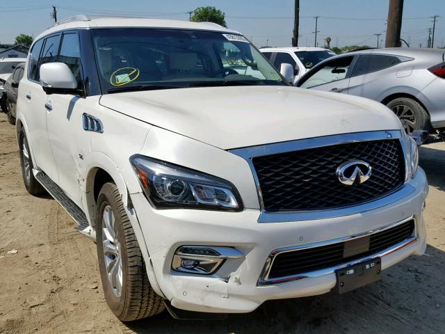 JN8AZ2ND1H9830354 - 2017 INFINITI QX80 BASE WHITE photo 1