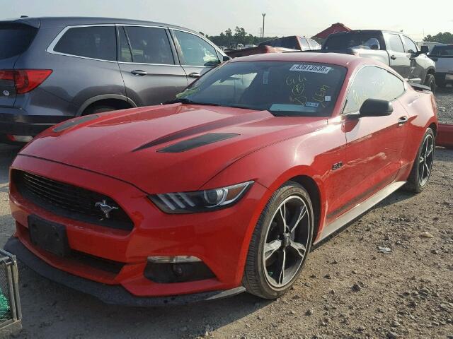 1FA6P8CF8G5267765 - 2016 FORD MUSTANG GT RED photo 2