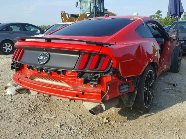 1FA6P8CF8G5267765 - 2016 FORD MUSTANG GT RED photo 4