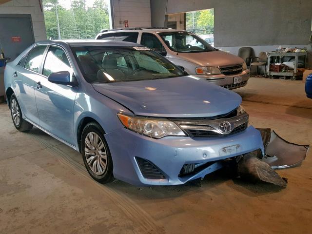 4T4BF1FK0CR173876 - 2012 TOYOTA CAMRY BASE BLUE photo 1