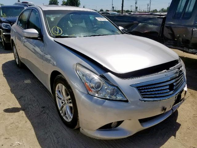 JN1CV6AR8DM352226 - 2013 INFINITI G37 SILVER photo 1