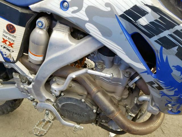 JYACJ10C69A040189 - 2009 YAMAHA YZ450 F TWO TONE photo 7