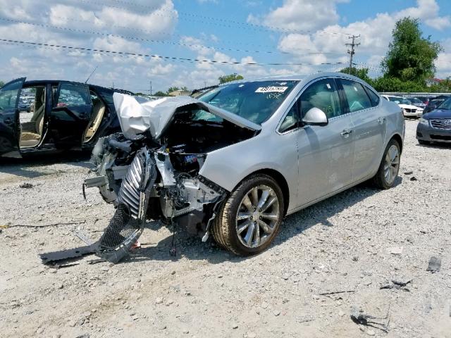 1G4PR5SK3D4127559 - 2013 BUICK VERANO CON SILVER photo 2