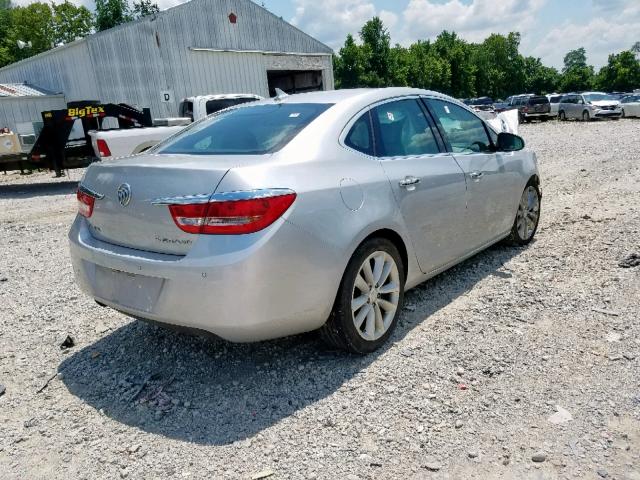 1G4PR5SK3D4127559 - 2013 BUICK VERANO CON SILVER photo 4