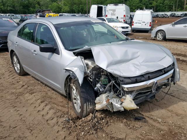 3FAHP0GA0BR337564 - 2011 FORD FUSION S SILVER photo 1