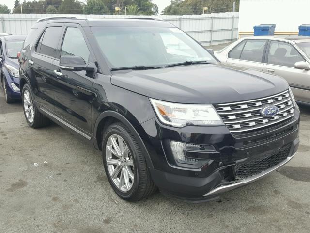 1FM5K7F86GGB27726 - 2016 FORD EXPLORER L BLACK photo 1