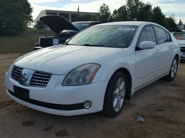 1N4BA41EX5C870762 - 2005 NISSAN MAXIMA SE WHITE photo 2