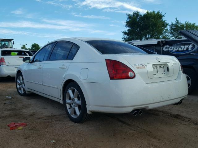 1N4BA41EX5C870762 - 2005 NISSAN MAXIMA SE WHITE photo 3