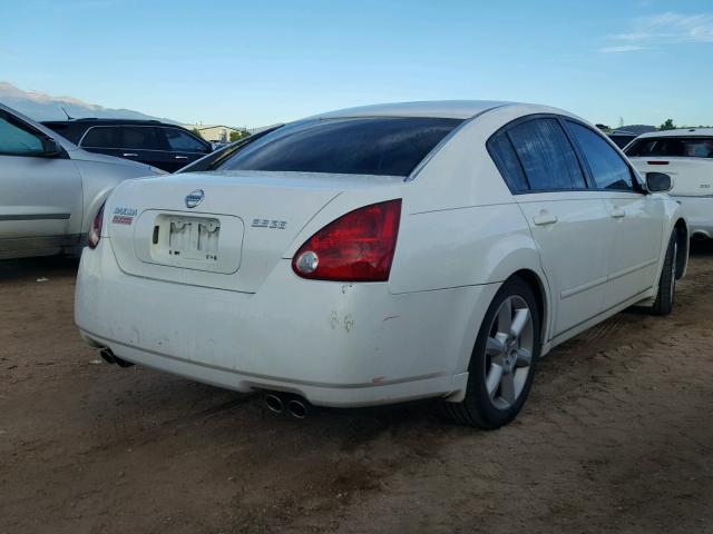 1N4BA41EX5C870762 - 2005 NISSAN MAXIMA SE WHITE photo 4