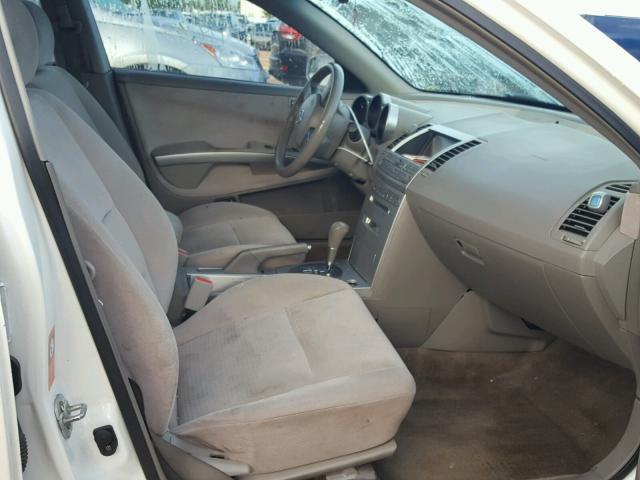 1N4BA41EX5C870762 - 2005 NISSAN MAXIMA SE WHITE photo 5