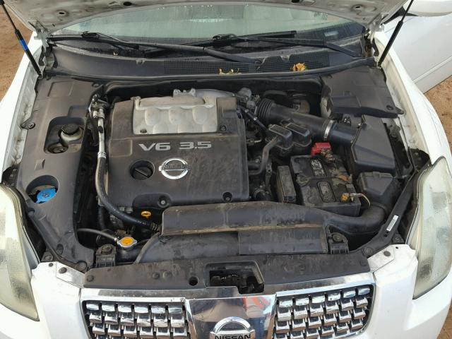 1N4BA41EX5C870762 - 2005 NISSAN MAXIMA SE WHITE photo 7