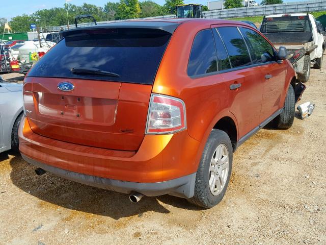 2FMDK36C87BA55931 - 2007 FORD EDGE SE ORANGE photo 4