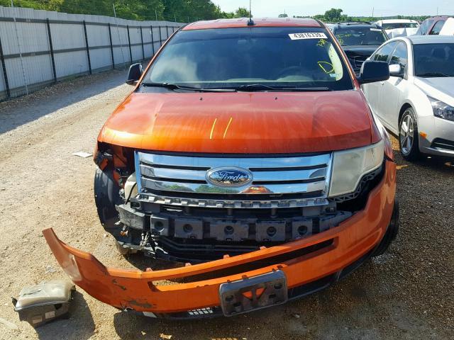 2FMDK36C87BA55931 - 2007 FORD EDGE SE ORANGE photo 7