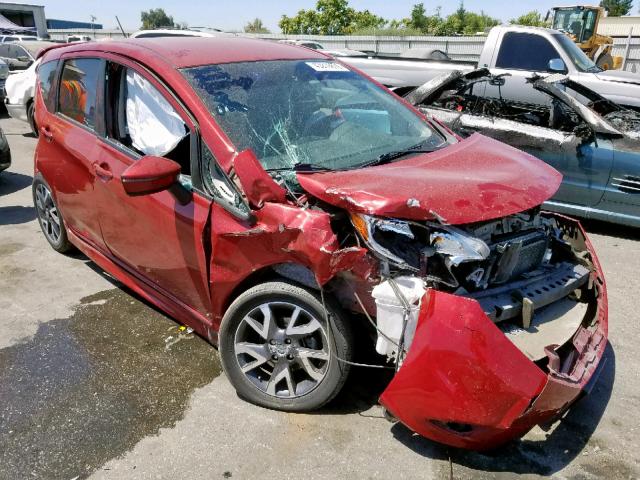 3N1CE2CP3FL406405 - 2015 NISSAN VERSA NOTE RED photo 1