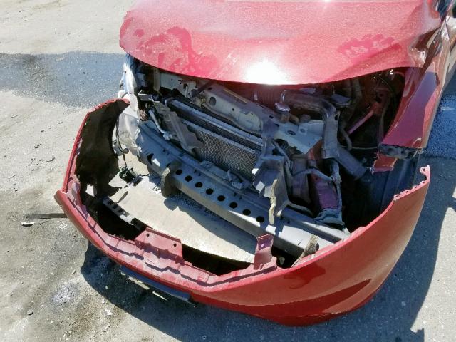 3N1CE2CP3FL406405 - 2015 NISSAN VERSA NOTE RED photo 9