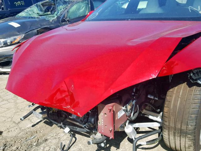 5YJSA1E45KF330826 - 2019 TESLA MODEL S Qırmızı foto 9