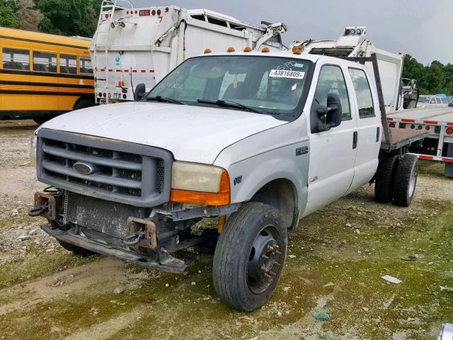 1FDXW46P63ED44007 - 2003 FORD F450 WHITE photo 2