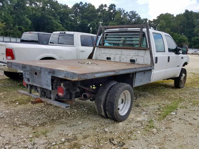 1FDXW46P63ED44007 - 2003 FORD F450 WHITE photo 4