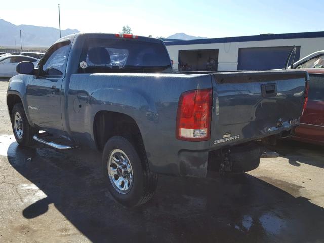 1GTEC14X28Z300348 - 2008 GMC SIERRA C15 BLUE photo 3