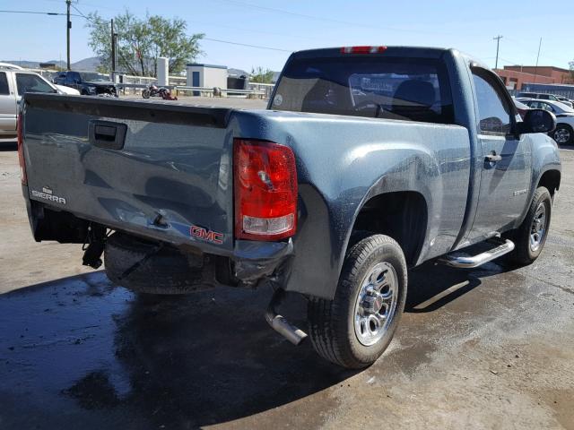 1GTEC14X28Z300348 - 2008 GMC SIERRA C15 BLUE photo 4