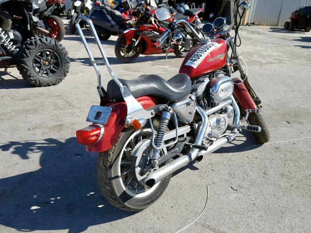 1HD1CHP10XK130446 - 1999 HARLEY-DAVIDSON XL1200 S RED photo 4