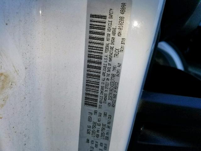 3C6TRVAG1KE517708 - 2019 RAM PROMASTER 白色 照片 10