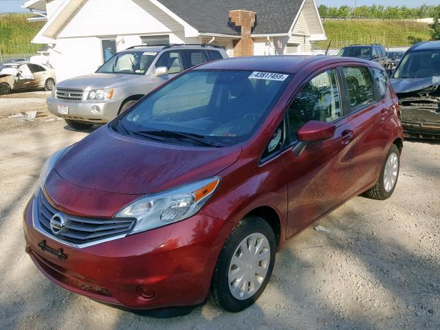 3N1CE2CP1GL388925 - 2016 NISSAN VERSA NOTE RED photo 2