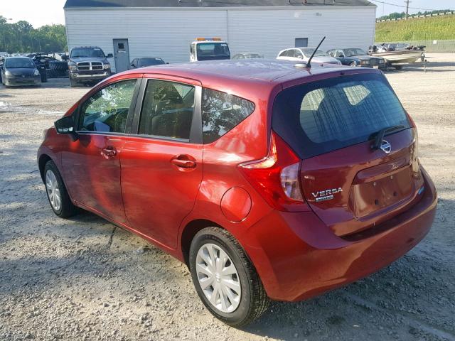 3N1CE2CP1GL388925 - 2016 NISSAN VERSA NOTE RED photo 3