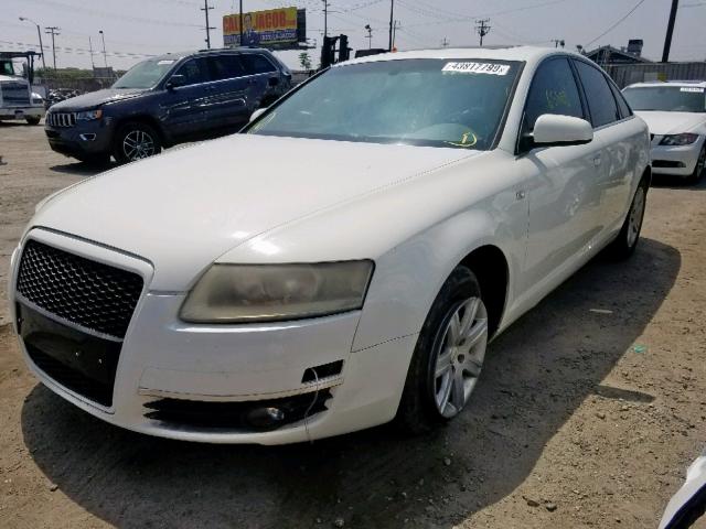 WAUAH74F56N144513 - 2006 AUDI A6 3.2 WHITE photo 2