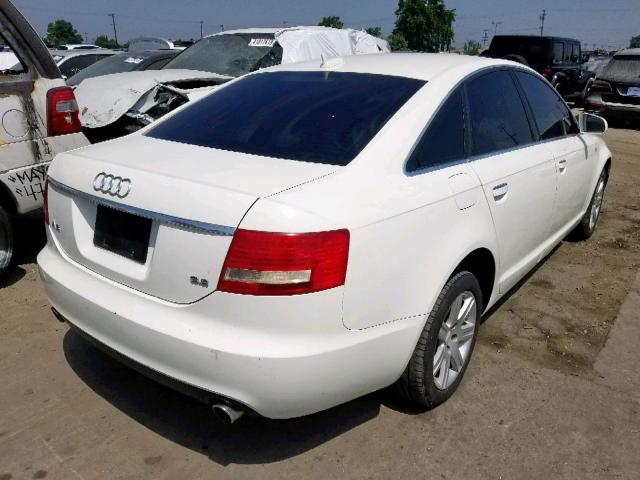 WAUAH74F56N144513 - 2006 AUDI A6 3.2 WHITE photo 4