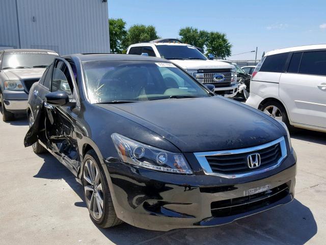 1HGCP36889A012185 - 2009 HONDA ACCORD EXL BLACK photo 1