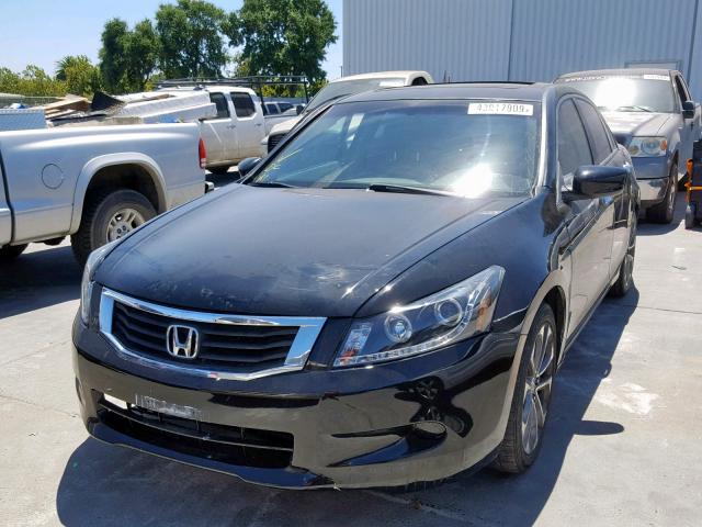 1HGCP36889A012185 - 2009 HONDA ACCORD EXL BLACK photo 2