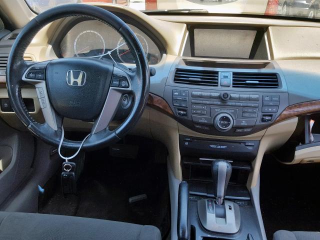 1HGCP36889A012185 - 2009 HONDA ACCORD EXL BLACK photo 9