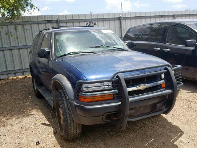 1GNCT18W0YK178386 - 2000 CHEVROLET BLAZER BLUE photo 1