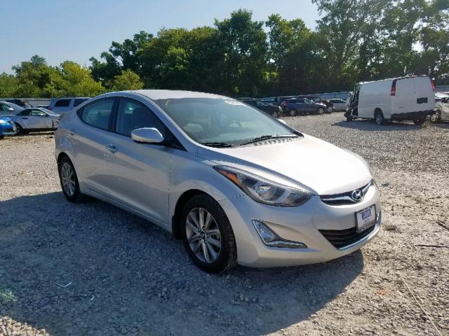 5NPDH4AE7GH660304 - 2016 HYUNDAI ELANTRA SE SILVER photo 1