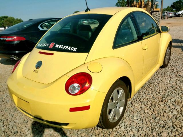 3VWRW31C57M517749 - 2007 VOLKSWAGEN NEW BEETLE Դեղին լուսանկար 4